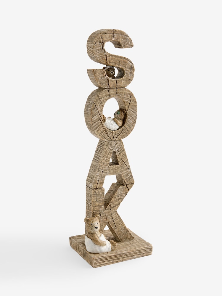 Bertie Bear Soak Word Block Ornament - Imagem 3 de 3