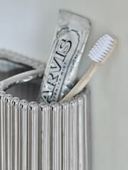 Chrome Rib Toothbrush Tidy - Image 3 of 4