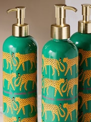 Set of 3 Green Cheetah Animal Reusable Dispenser Bottle - Image 2 of 3