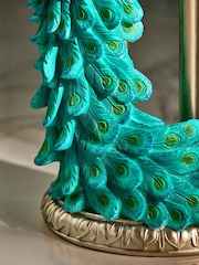 Blue Peacock Toilet Roll Holder - Image 4 of 5