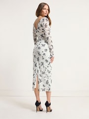 Star by Julien MacDonald White Lace Print Dress - Image 2 of 6