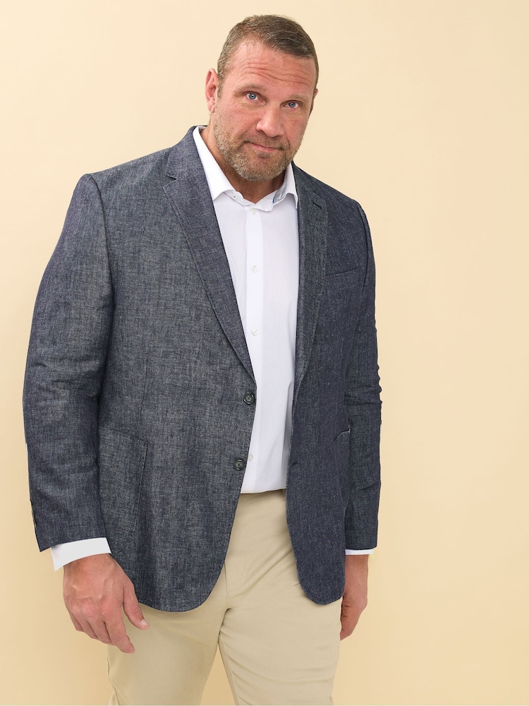 Badrhino Big & Tall de cambraia Blazer - Imagem 1 de 6