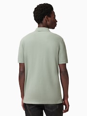 AllSaints Green Reform Shortsleeve Polo Shirt - Image 4 of 5