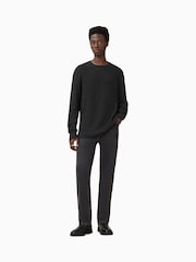 AllSaints Black Hayes Crew Jumper - Image 3 of 8