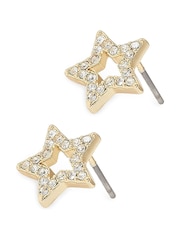 COACH Gold Tone Star Stud Earrings - Image 2 of 3