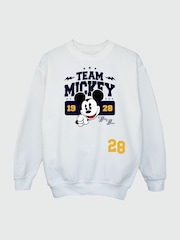 Brands In White Boys Disney Mickey Mouse Team Mickey Sweatshirt - Image 3 of 4