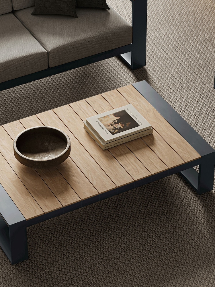 Nth Degree Dark Grey N5 Garden Rectangular Coffee Table - Image 1 of 4