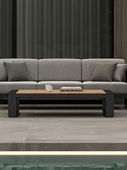Nth Degree Dark Grey N5 Garden Rectangular Coffee Table - Image 2 of 4