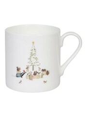 Sophie Allport White Festive Forest Mug - Image 2 of 2