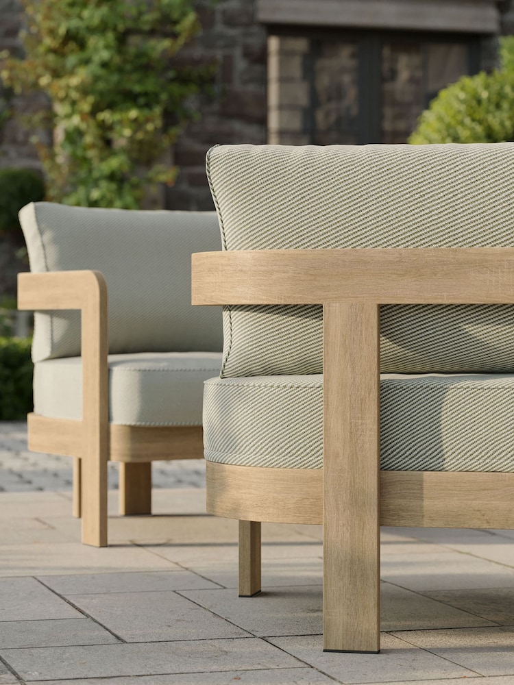 Nth Degree Sage Twill N3 Garden Three Seater Sofa - Image 1 of 9