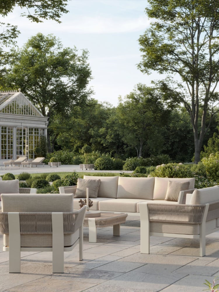 Nth Degree Beige N7 Garden 3 Seater Sofa - Image 1 of 3