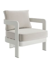 Nth Degree Bone Canvas N3 Garden Lounge Chair - Image 1 of 2