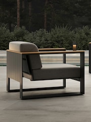 Nth Degree Dark Grey N5 Garden Lounge Chair - Image 3 of 5