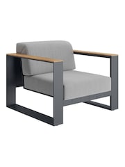 Nth Degree Dark Grey N5 Garden Lounge Chair - Image 4 of 5
