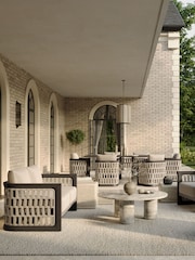 Nth Degree Dark Teak N2 Garden 3 Seater Sofa - Image 1 of 4