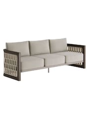 Nth Degree Dark Teak N2 Garden 3 Seater Sofa - Image 3 of 4