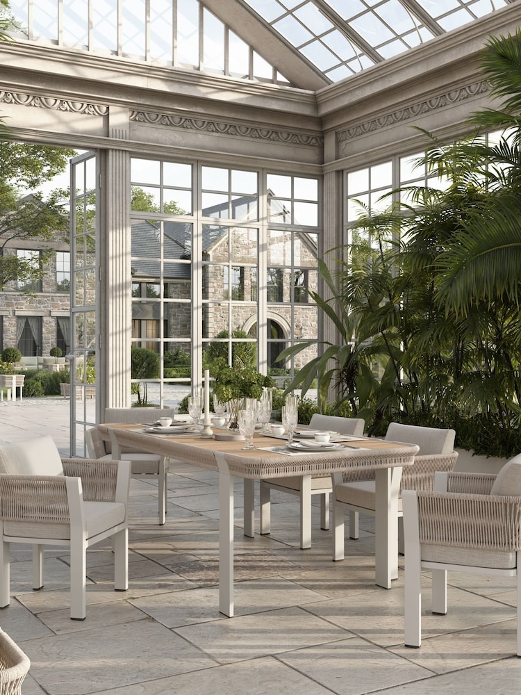 Nth Degree Beige N7 Garden Dining Table - Image 1 of 4
