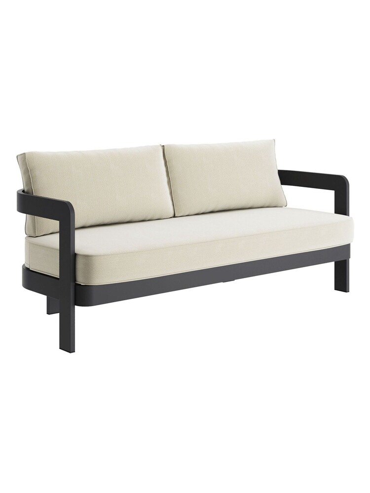 Nth Degree Pearl Herringbone N3 Garden Three Seater Sofa - Image 1 of 2