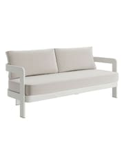 Nth Degree Bone Canvas N3 Garden Three Seater Sofa - Image 4 of 5