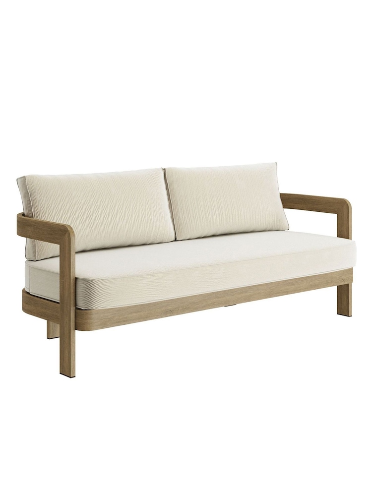 Nth Degree Pearl Herringbone N3 Garden Three Seater Sofa - Image 1 of 3