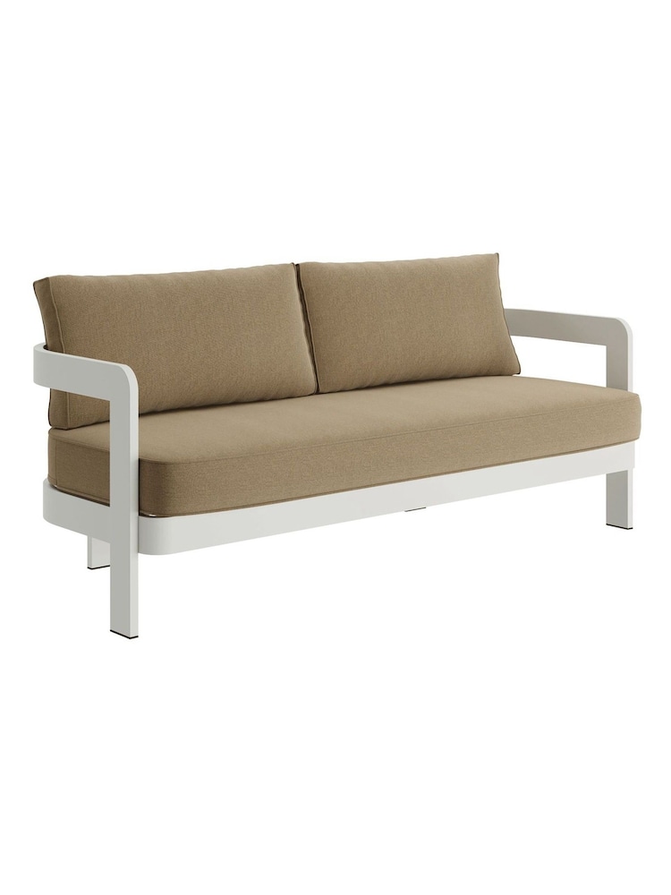 Nth Degree Wheat Canvas N3 Garden Three Seater Sofa - Image 1 of 2