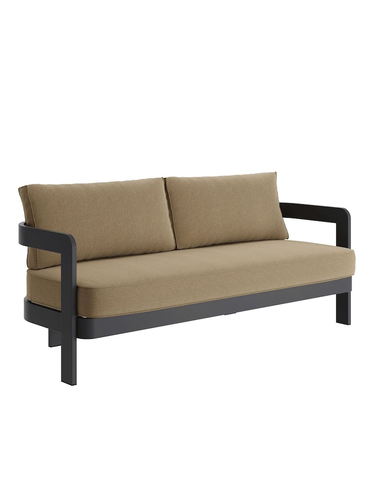 Nth Degree Wheat Canvas N3 Garden Three Seater Sofa - Image 1 of 2