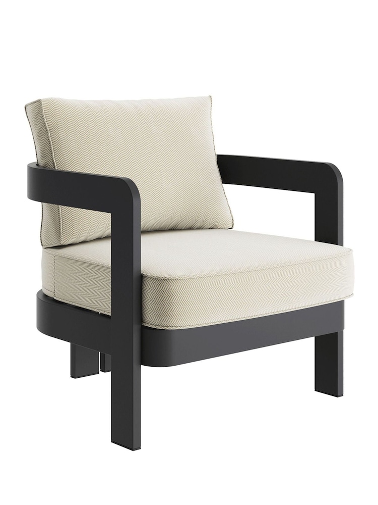 Nth Degree Pearl Herringbone N3 Garden Lounge Chair - Image 1 of 2