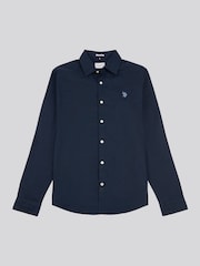Синій - U.S. Polo Assn. Mens Blend Shirt - Image 5 of 7