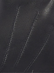 Barbour® Black Faux Fur Trimmed Leather Gloves - Image 3 of 3