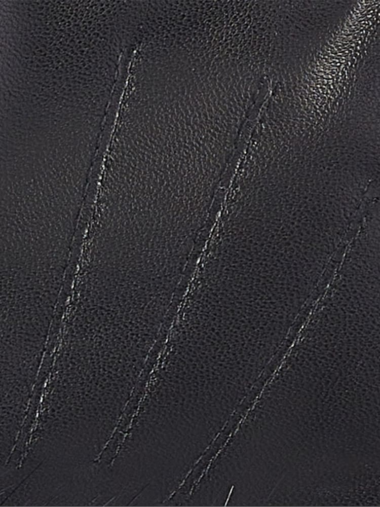 Barbour® Black Faux Fur Trimmed Leather Gloves - Image 3 of 3 Barbour® Black Faux Fur Trimmed Leather Gloves - Image 3 of 3