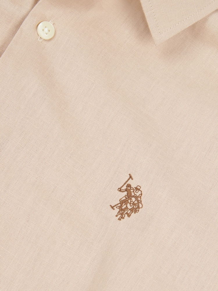 U.S. Polo Assn. Natural Mens Blend Shirt - Image 3 of 3