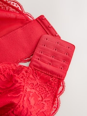 Red Total Support Lace Non Wire Bra - Image 3 of 3