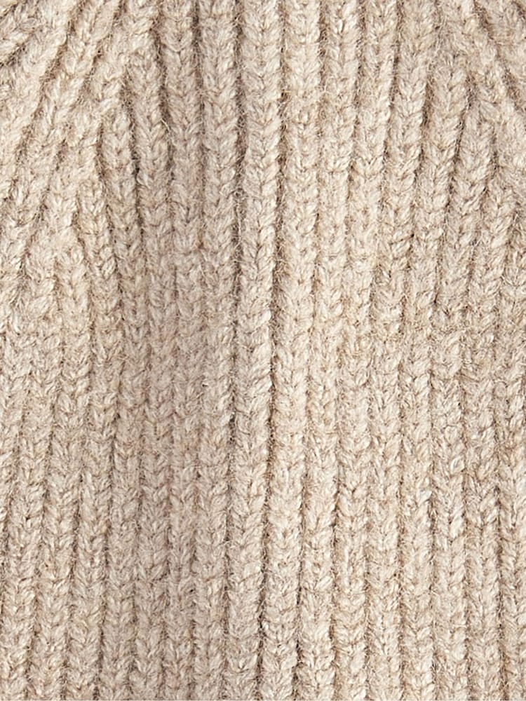 Barbour® Cream Pendle Beanie Hat - Image 5 of 5 Barbour® Cream Pendle Beanie Hat - Image 5 of 5