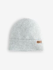 Barbour® Grey Pendle Beanie Hat - Image 1 of 3