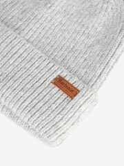 Barbour® Grey Pendle Beanie Hat - Image 2 of 3