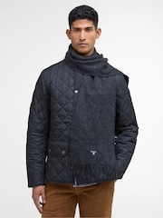 אפור - צעיף פשוט מצמר כבשים של Barbour® - תמונה 2 מתוך 5