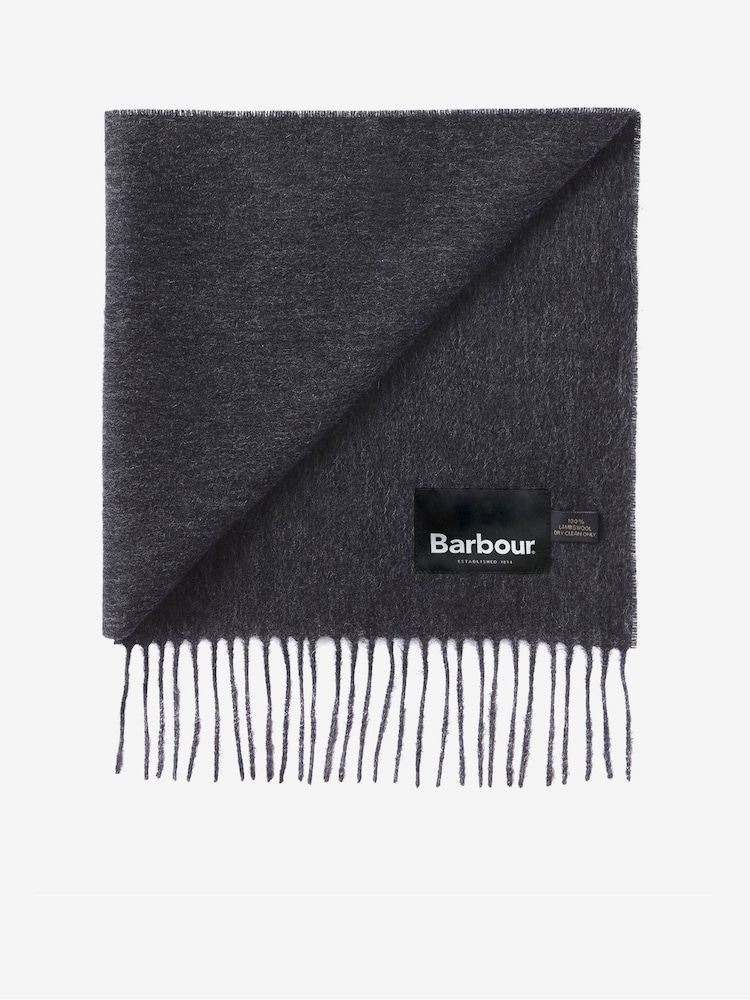 Grau - Barbour® Schal aus Lammwolle, Unifarben - Bild 5 von 5 Grau - Barbour® Schal aus Lammwolle, Unifarben - Bild 5 von 5