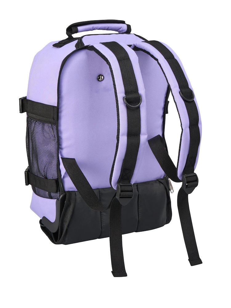Cabin Max Purple Metz Underseat Hybrid Trolley Bag and Backpack 20 Litre - Image 4 of 7