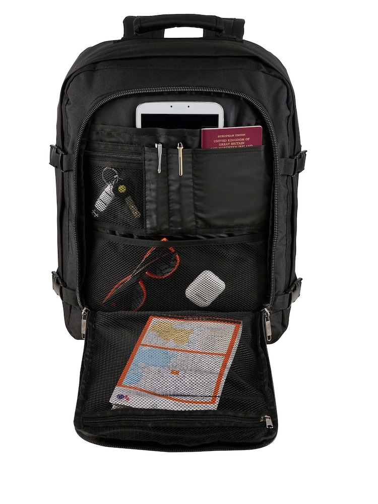 črna - Cabin Max Metz 30L Podsedežna potniška torba 45x36x20cm - Slika 4 iz 4 črna - Cabin Max Metz 30L Podsedežna potniška torba 45x36x20cm - Slika 4 iz 4