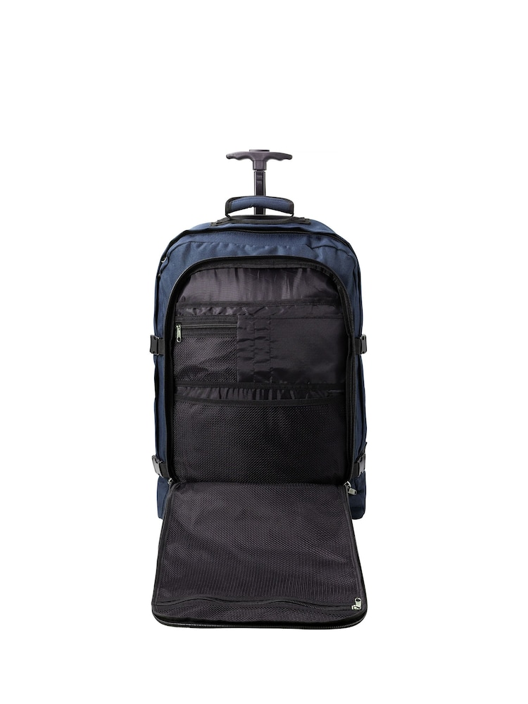Cabin Max Blue 44L Hyrid Backpack with Wheels and Straps - Image 3 of 3