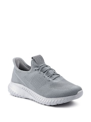 Pavers Grey Slip-On Wide-Fit Trainers - Image 3 of 5