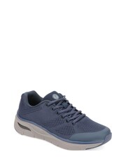 Pavers Blue Wide Fit Breathable Trainers - Image 2 of 5