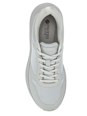 Pavers Grey Light Comfortable Lace-Up Trainers - Image 4 of 5