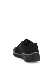 Pavers Black Wide Fit Breathable Trainers - Image 3 of 5