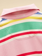 Joules Girls' Multi Stripe Polo Shirt Dress - Image 5 of 5