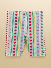 Joules Girls' Cartwheel Yellow Cycling Shorts 2 Pack - Image 5 of 8