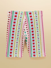 Joules Girls' Cartwheel Yellow Cycling Shorts 2 Pack - Image 6 of 8