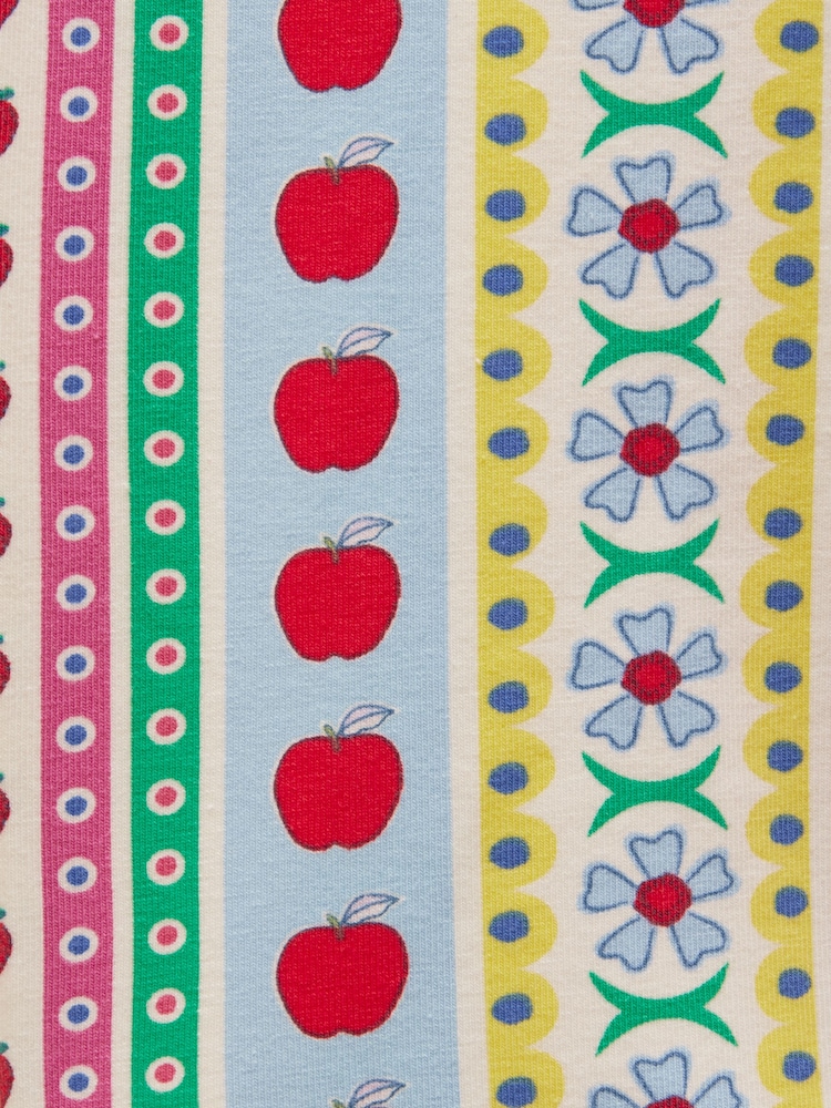 Joules Girls' Cartwheel Yellow Cycling Shorts 2 Pack - Image 8 of 8