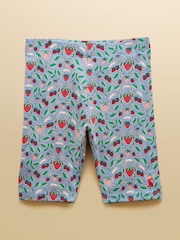 Joules Girls' Cartwheel Blue & Pink Cycling Shorts 2 Pack - Image 2 of 8