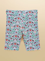 Joules Girls' Cartwheel Blue & Pink Cycling Shorts 2 Pack - Image 3 of 8